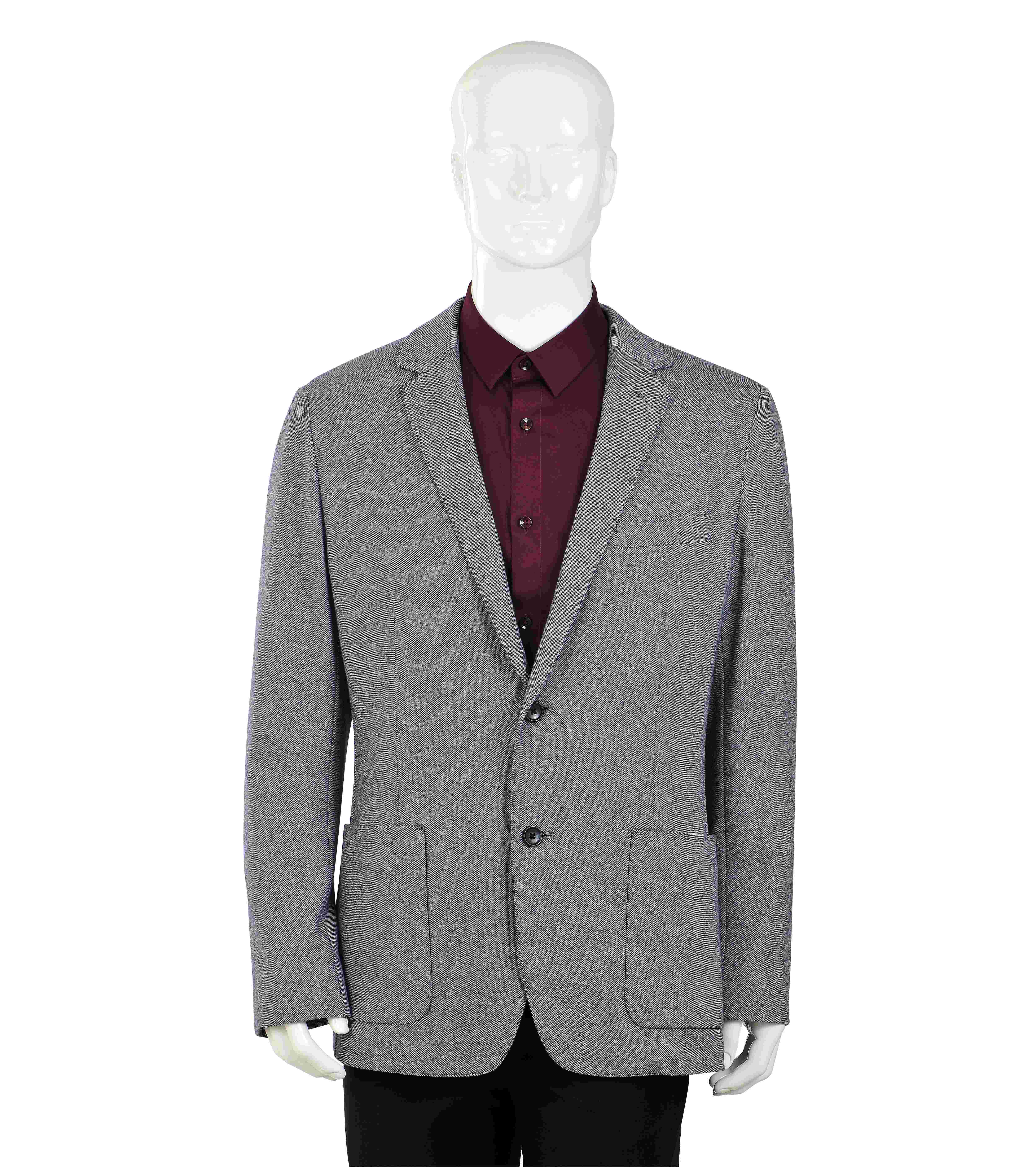Men's single button casual woven suit